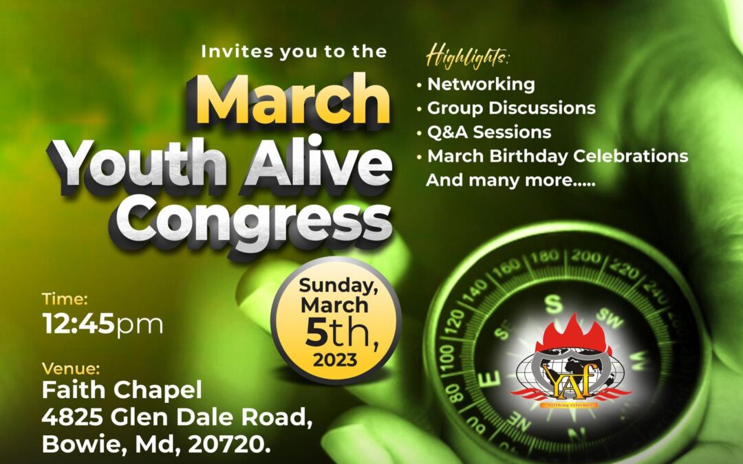 YOUTH ALIVE MARCH CONGRESS